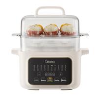 Midea 4.5L Multi-Function Electric Stew & Steam Pot CN plug (adapter included) white