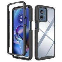 For Motorola Moto G86 Power G56 G77 G87 G55 G35 G24 G54 Power 5G Crystal Case Back Cover Moto G84 Case Phone G14 G 86 G04s funda Moto G87 5G&No Screen Protector juoda