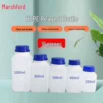 Thickened HDPE Wide-Mouth Square Storage Bottles 500ml