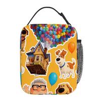 Animacinis „Up“ tema Izoliuotas pietų krepšys berniukams Mielas Karlo Balionų Namelio spaudinys Nešiojama šiluminė pietų dėžutė-krepšys mokyklai, iškylai One Size