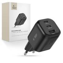 Tech-Protect NCA100W-GAN-AVS 3 prievadų tinklo įkroviklis PD 3.2 100W / QC3.0 juodas