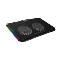 Fury Laptop Cooler Cooling Pad Fury Gunbai G3 Fans, RGB LED Light, 2 USB, 14.1-17.3″