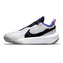 Space Jam x Nike Team Hustle D10 SE GS Kompiuterio lustas Vaikų sportbačiai Balti Hiper-karališki Rožiniai-sprogstantys DH8053-100 40