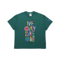 Adidas Originals Artist Tee SS Planet Protect Print Sports Crew Neck Short Sleeve T-Shirt Men Tops Forest-Green HA2248 S