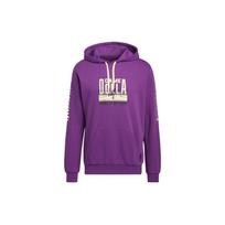 Adidas Dame Basketball Hoodie With Graphic Print Men Hoodies Purple HG8914 L purple
