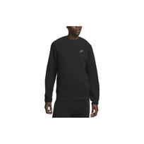 Nike Sportswear Tech Fleece su logotipu, apvaliu kaklu, vyriškas džemperis, juodas FB7916-010 XL black