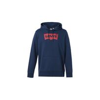 Levis Letter Logo Printed Casual Hoodie Unisex hoodies Blue 19622-0007 S