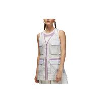 Jordan Color Block Detachable Zip Vest Women Vests Phantom-Gray White DO4497-030 L