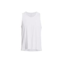 Under Armour UA Launch Elite Solid Logo Sweat-Wicking Cool Round Neck Sleeveless Tank Top Men Tops White 1382608-100 XXL white