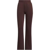 Adidas FW24 Doubleknit Flare Modern Series Fashion Logo Knit Sports Pants Women Pants Dark-Gray Brown JX6841 M