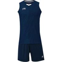 Li Ning Sports Training Comfortable Quick-Dry Vest And Shorts Basketball Set Men sets Guangdong-Blue AATS065-4 M