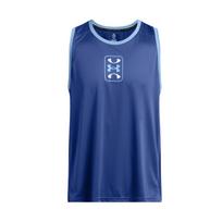 Under Armour Soft Comfortable Mesh Breathable Vest Men Tops Blue 1383399-432 M
