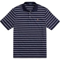 Polo Ralph Lauren SS24 Striped Small Pony Embroidered Short Sleeve Polo Shirt Men tops Navy-Blue MNPOKNI1N822113-410 M