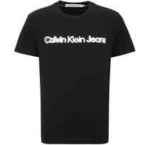 Calvin Klein Urban Commuting Classic Print Comfortable Slim Fit Short Sleeve T-Shirt Unisex Tops Black J323251BEH S