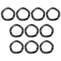 10Pcs Chainring Bolts Spacers Bicycles Bottom Bracket Gasket Stainless Steel Wave Washers for Mountain Bikes Cranksets 24