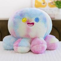 Creative, cute and funny octopus hug doll doll doll turned over face-changing plush toy doll girl doll throw pillow 35 cm (0.44kg) balta