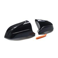 For Tesla Model 3 2016 2017 2018  - Car Replacement Rearview Mirror Cover Look Side Wing Mirror Caps OX Hron Style Gloss Black