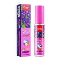 20 ml/vnt Puikus mergaičių vynuogių skonio kvėpavimo gaiviklis pašalina burnos kvapo priežiūros priemones burnos sveikatai Nešiojamas ir efektyvus gaivaus kvėpavimo purškiklis 20ml