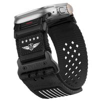 Trail loop for Apple Watch Ultra 2 3 Band 49mm 44mm 45mm 42mm Sport Nylon correas bracelet iWatch series 10 9 7 6 8 se 11 Strap 46 42 44 45 49mm SM juoda