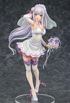 Starting Life in Another World Emilia Wedding Scale Plastic Painted Complete Figure ReZero - Ver. 1/7 (Re-release) balta