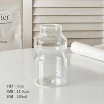 High Borosilicate Heatproof Glass Cup Lactic Acid Bacteria Design For Milk Juice Tea Iced Coffee Creative Drinkware 1pcs
