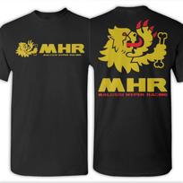 Vyriški Moteriški Marškinėliai Motociklų Lenktynės MALOSSI Laisvalaikio 100% Medvilniniai T-shirt'ai Trumpomis Rankovėmis Marškinėliai Apvalia Kaklo Apranga Dvipusiai S juoda