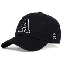 Casual Cotton Baseball Cap Embroidery Breathable Snapback Hat Hip Hop Spring Summer Sun Hat for Men Women juoda