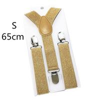 2,5 cm pločio auksinė sidabrinė elastinė juosta Unisex petnešos reguliuojamos Y formos nugara Suaugusiems Vaikams Vyrams Moterims Berniukams Mergaitėms Petnešos Šventei beige