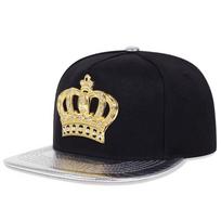 1Piece Unisex Crown Hip Hop Urban Street Style Hat Outdoor Adjustable Sunscreen Leisure Hat Spring Autumn Travel Tourism Beach Vacation