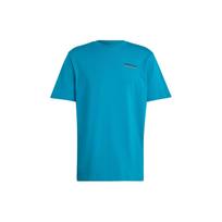 Adidas Originals Trefoil Adv Mtn Graphic Logo Crew Neck Sport Tee V1 Men Tops Teal IC2362 XXXL