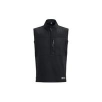 Under Armour UA Microfleece Maxx Vest Solid Color Zip Stand Collar Men Vest Black 1379918001 XL