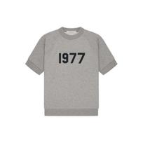 Fear of God Essentials SS22 Short Sleeve T-shirt Men Tops Dark-Oatmeal FOG-SS22-038 M gray