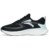 Anta Running Series Lightweight Breathable Shock Absorbing Low Top Running Shoes Women Sneakers Black Blue 122215552-4 36.5 black