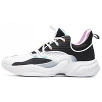 Anta Heat Wave 2 Fabric Synthetic Leather Shock Absorption Non-Slip Wear-Resistant Low-Top Basketball Shoes Men sneaker Black White Green 112031105-2 43