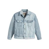Levis Solid Color Square Neck Loose Single Breasted Long Sleeve Jacket Men jackets Blue A3179-0005 L