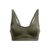 Under Armour Smartform Evo Solid Color Shock Absorbing Training Sports Bra Women Underwear Green 1373826-390 S gray