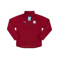 Puma Manchester City 2020-21 Rain Jacket Outdoor Casual Sports Zip-Up Long Sleeve Coat Men Jacket Red 757897-16 M brown