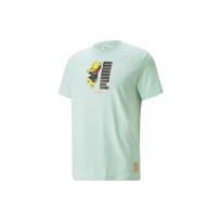 Puma X Haribo Gummy Bear Printed Casual Sports Crew Neck Short Sleeve T-Shirt Men Tops Light-Green 532763-77 L white