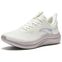 Anta Thick Sole Comfortable Shock Absorbing Wear Resistant Low Top Casual Running Shoes Women sneaker Ivory-White 122437761R-2 38.5 white