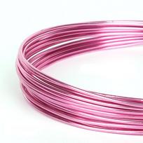 1/1.5/2/2.5mm Aliuminio viela dviračiui DIY, minkšta rankdarbių viela, ornamentai, rankdarbių priedai 1mm*10m rožinė raudona spalva
