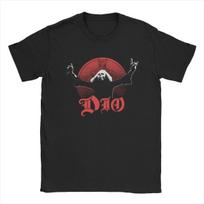 Hide In The Rainbow Dio T-Shirts for Men Leisure Pure Cotton Tees Crew Neck Short Sleeve T Shirt Graphic Printed Tops - Men's... S įvairiaspalvis