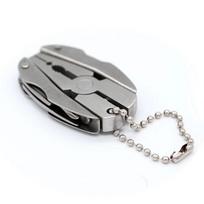 Stainless Steel Outdoor Portable Multi Tool Pliers Key Chain Screwdriver Tools Mini Foldable Pliers Camping Tool ZH