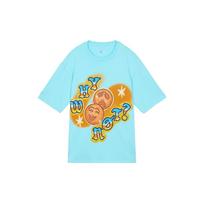 Jordan Why Not Printed Cotton T-Shirt Men Tops Pink Light-Blue DO2506-482 M