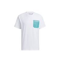 Adidas Neo Colorblock Pocket Loose Sport T-Shirt Men Tops White H55268 L