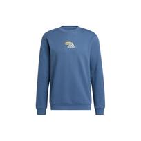 Adidas Opti G Embroidered Crewneck Sweatshirt Men Sweatshirt Green Grey HK6747 M