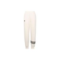 Adidas Campus 00s Series Logo Embroidered Elastic Waist Knitted Joggers Women Bottoms Cream-White IB7320 XL white