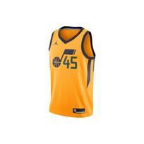 Nike Mitchell No. 45 Jazz Crew Neck Basketball Vest 20-21 Fan Edition Men Tops Yellow CV9496-719 XXL