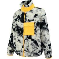 Puma Žieminė vilnonė striukė su prekės ženklo logotipu Unisex viršutiniai drabužiai, balta 539708-65 M black