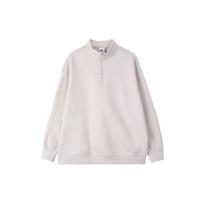 Nike Sportswear Tech Fleece Half-Zip Stand Collar Sweatshirt Women Tops Light-Iron-Ore Gray HF5175-012 S white