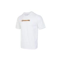 Nike Letter Print American Retro Pattern Ribbed Crew Neck Sports Short Sleeve T-Shirt Men Tops White FQ0355-100 2XL white